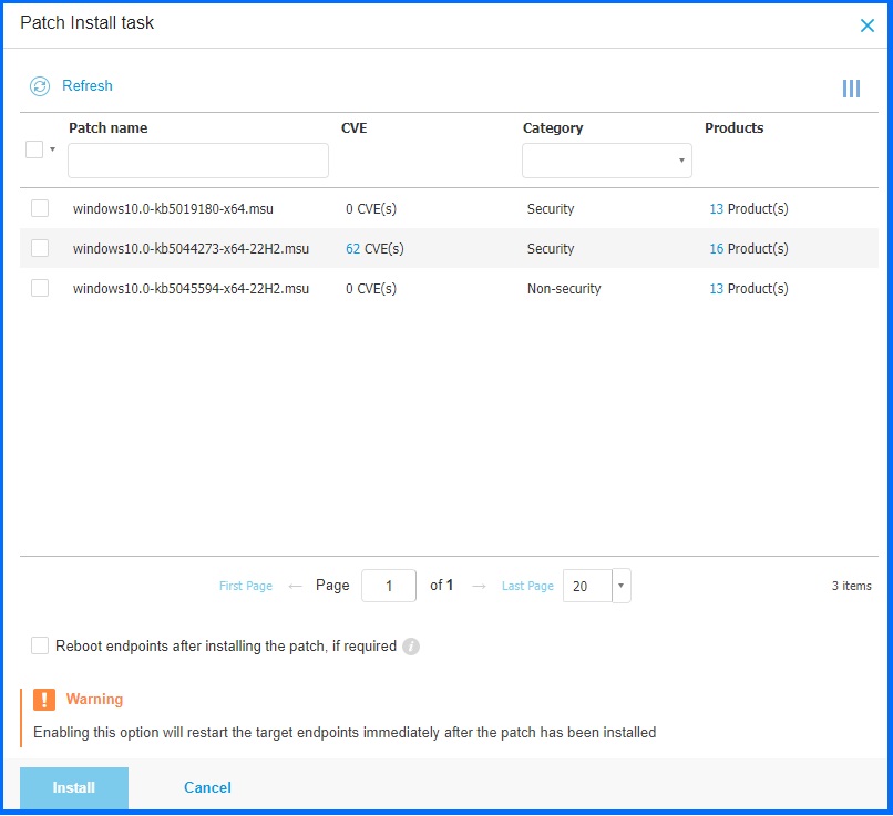 Patch Management Manual Patch Installation