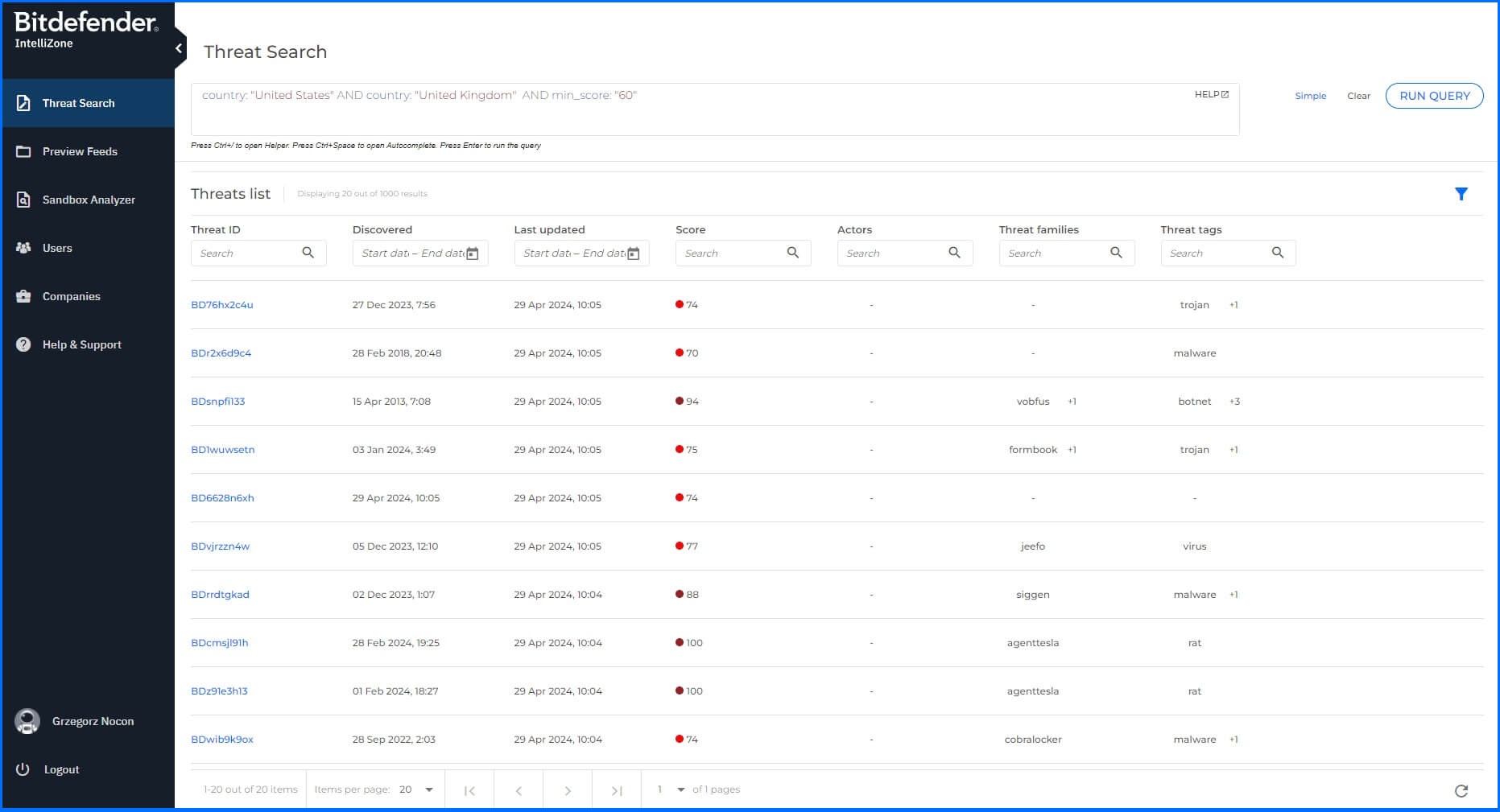 IntelliZone Search
