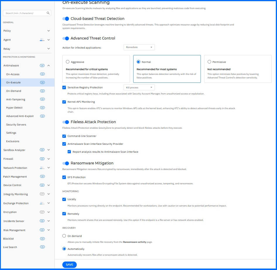 Best Practices - Policy Antimalware On-Execute