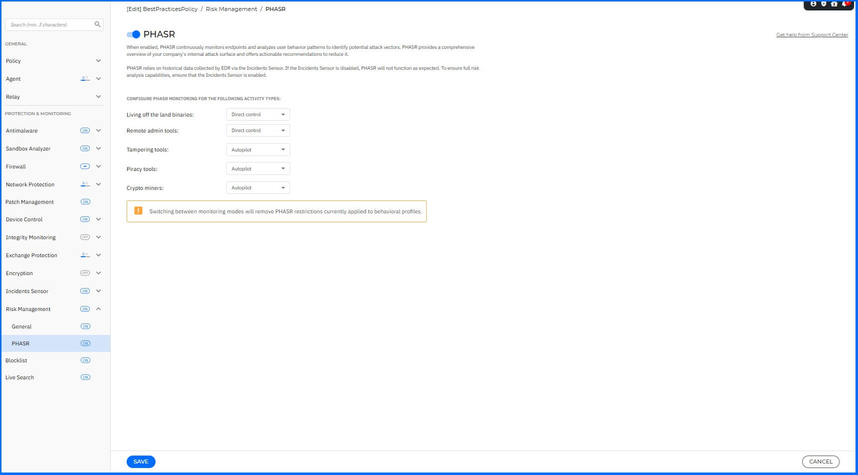 Best Practices - Policy Risk Management PHASR